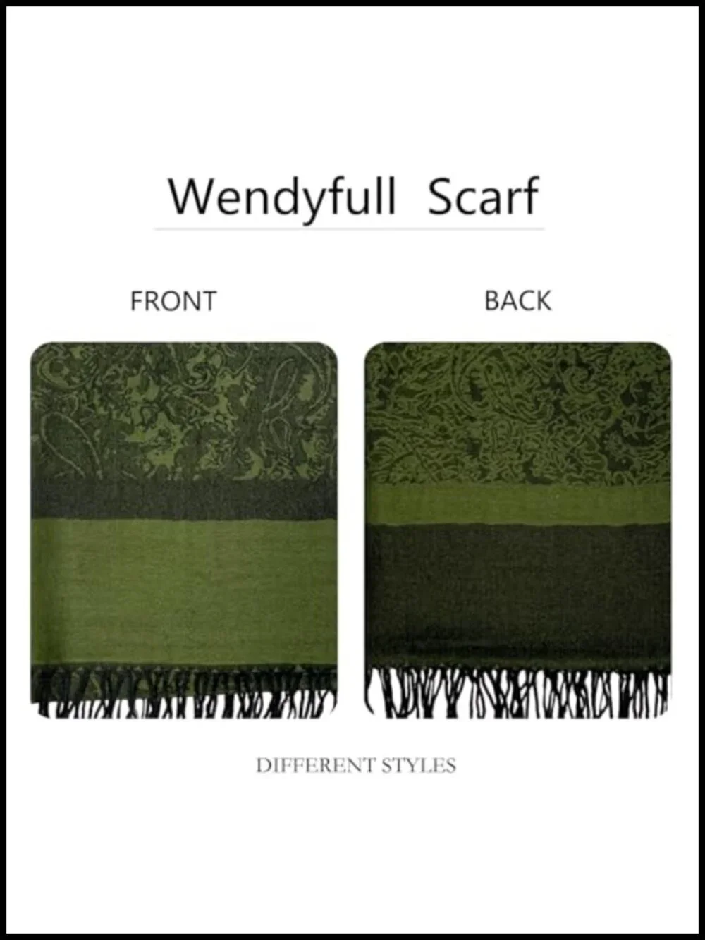 Pashmina Shawl Wrap Scarf for Wedding Festival Rave Reversible Jacquard